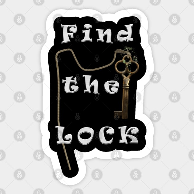 Find the Lock Sticker by Lucia